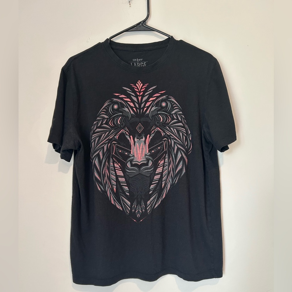 Onnit One Day As A Lion Large Black T-shirt